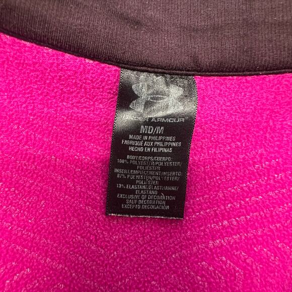 Under Armour UA Tactical Cold Gear Infrared Magenta Womens M Base Mock Jacket - Picture 4 of 9